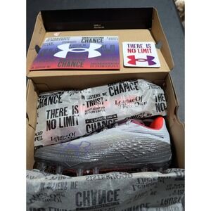 NEW Under Armour Blur Smoke MC Womens 7.5 Cleats Grey Purple Red